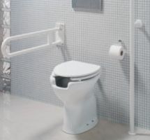 WC Care low level wc pan p-trap