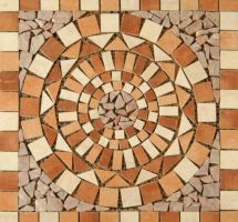 Mosaic ceramic tiles