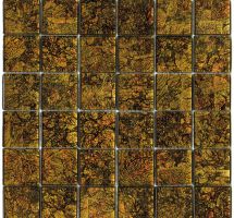 Crystal mosaic scrap gold