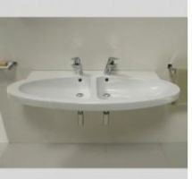 Nau double wash basin
