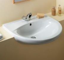 Semi recessed basin Aveiro